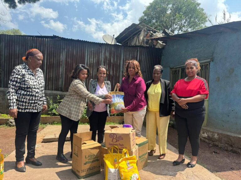 የኢትዮጵያ ሴቶች ማህበራት ቅንጅት የአዲስ አበባ ከተማ ሴቶች ማህበር መጠለያን ጎበኘች