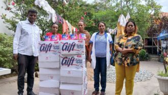 NEWA in collaboration with Tilla Association of HIV Positive Women, supported women living with HIV and survivors of SGBV with essential food supplies