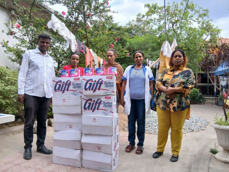 NEWA in collaboration with Tilla Association of HIV Positive Women, supported women living with HIV and survivors of SGBV with essential food supplies