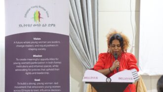 NEWA supported Ethiopian Young Women Voice (EYWV) in hosting the 16 Days of Activism event, “Safe Online, Safe Offline,”