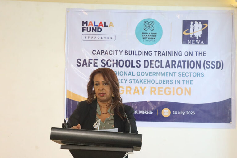 Promoting the Safe Schools Declaration (SSD) in Tigray Region