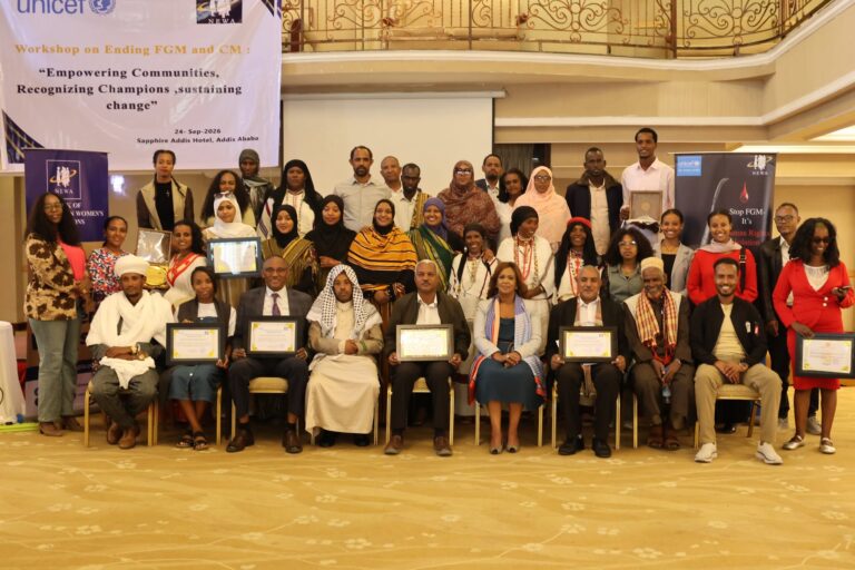 NEWA and UNICEF Honor Community Champions Leading the Fight to End FGM and Child Marriage in Ethiopia